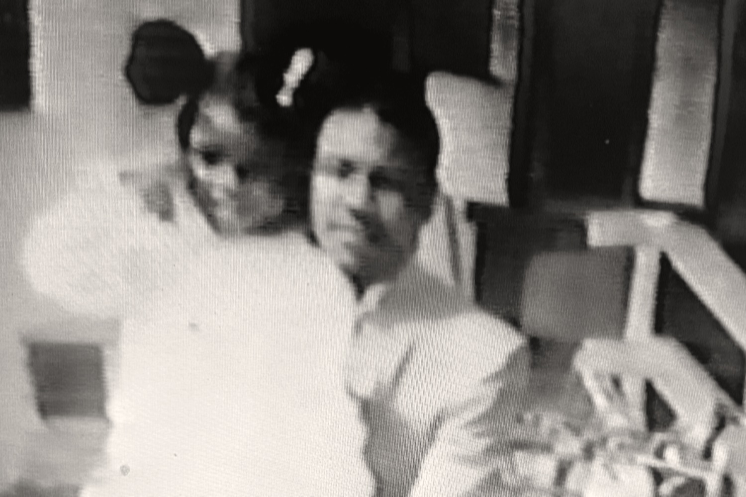 Toccara Williams as a young girl with her father